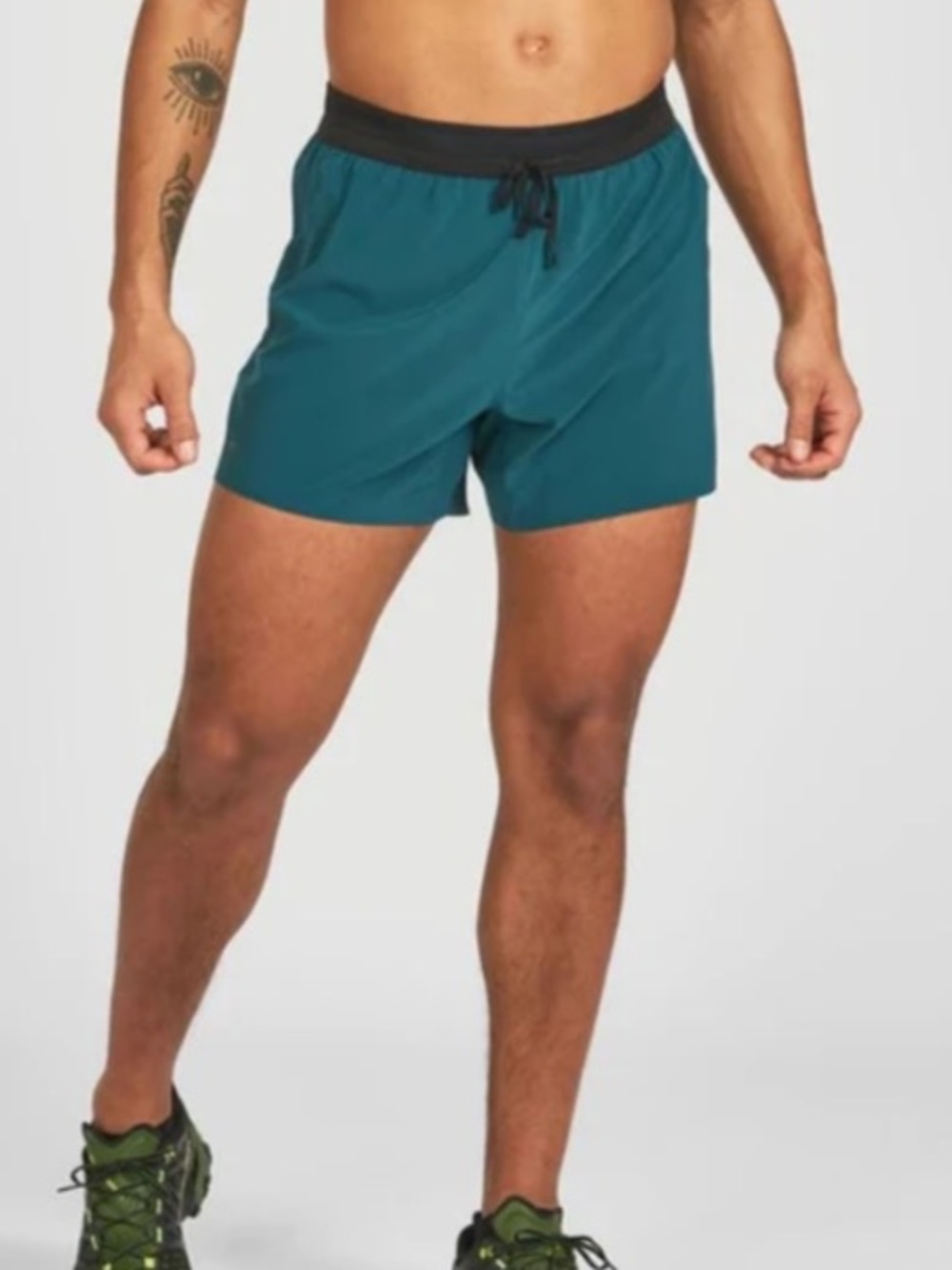 Janji Men's 5" AFO Middle Short in Ocean Blue , Size Small  Spots Gym